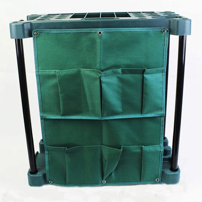 Garden Tool Organizer Storage Rack Green Outdoor Shed Tidy Stand