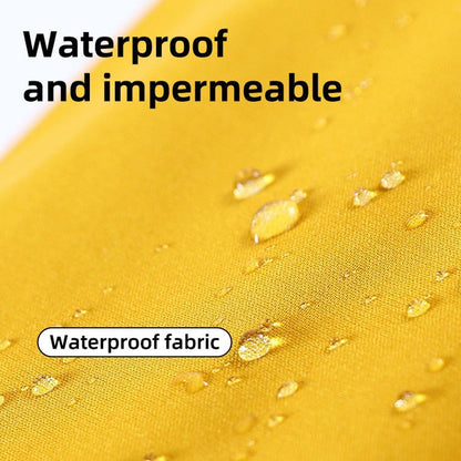 Waterproof Four Corner Pet Raincoats In Large Medium And Small Sizes Are Suitable For Dogs - Orange - M