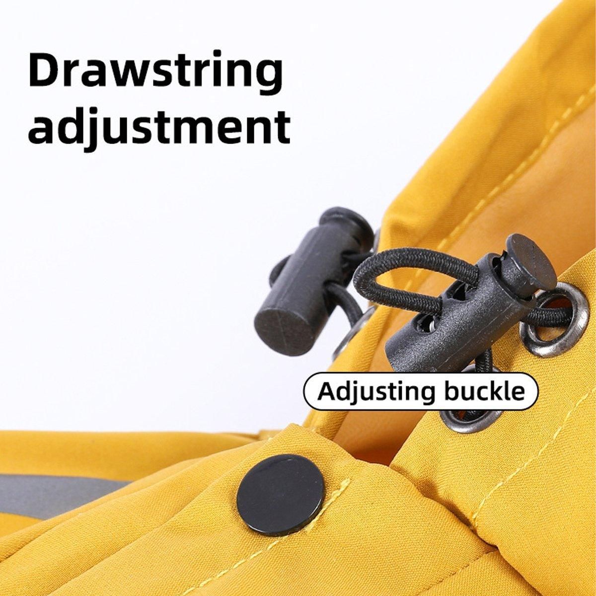 Waterproof Four Corner Pet Raincoats In Large Medium And Small Sizes Are Suitable For Dogs - Orange - M