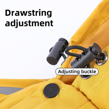 Waterproof Four Corner Pet Raincoats In Large Medium And Small Sizes Are Suitable For Dogs - Orange - M