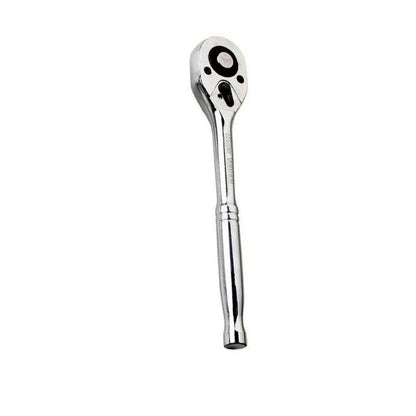 Quick Release Ratchet Handle 1/4 inch 3/8 inch 1/2 inch Drive Reversible Socket Wrench - 16x245x42mm