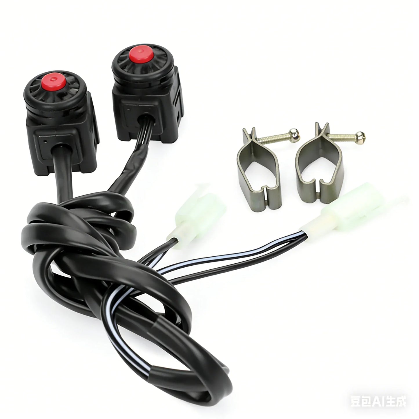 2PCS Off Road Motorcycle ATV Ignition Start Stop Kill Dot Switch Dirt Quad Bike