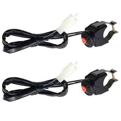 2PCS Off Road Motorcycle ATV Ignition Start Stop Kill Dot Switch Dirt Quad Bike