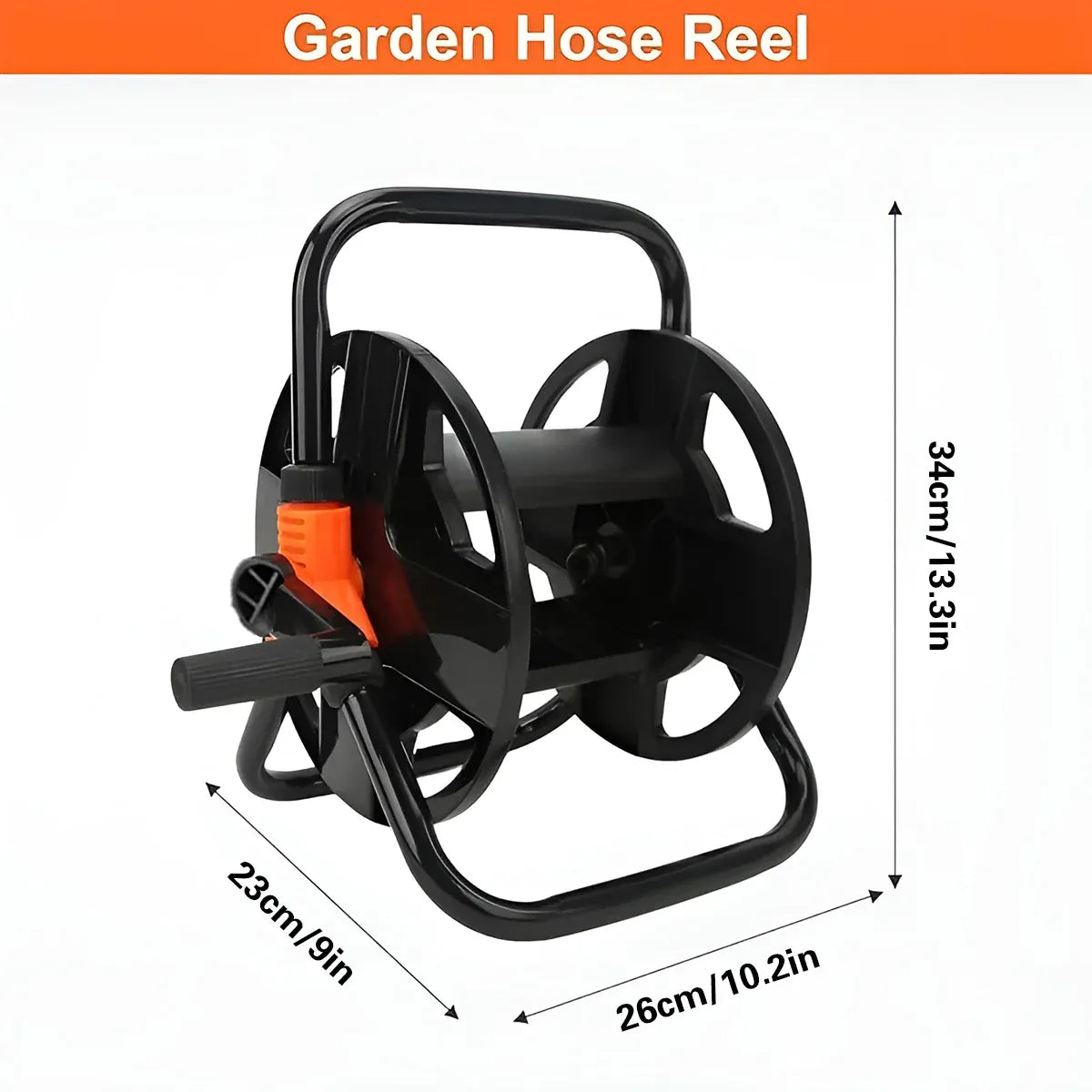 Household Water Pipe Storage Rack Pipe Winder Winding Reel Garden Watering Hose
