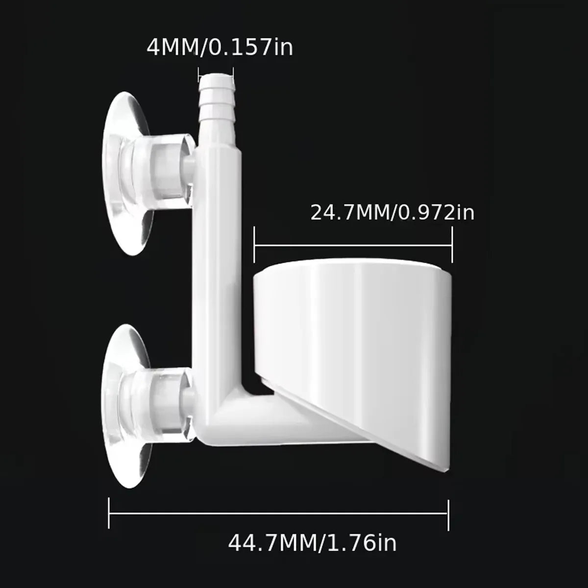 Aquarium Fish Tank Nano Air Pump Quiet Durable for Tanks Oxygen Aerate Use - White