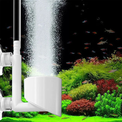 Aquarium Fish Tank Nano Air Pump Quiet Durable for Tanks Oxygen Aerate Use - White