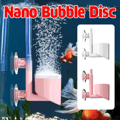 Aquarium Fish Tank Nano Air Pump Quiet Durable for Tanks Oxygen Aerate Use - White