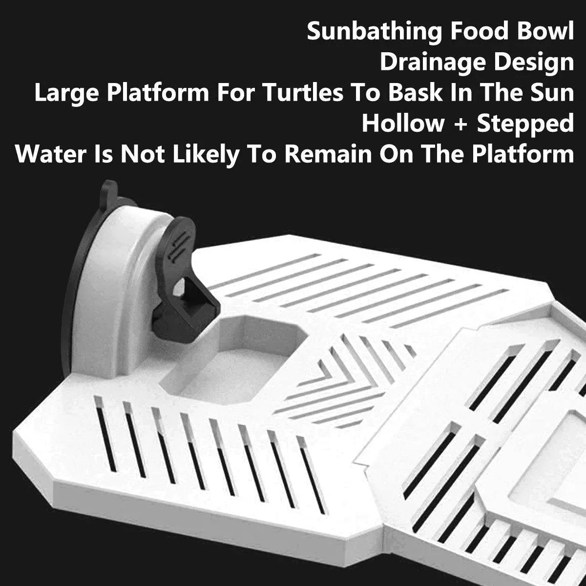 Turtle Basking Platform Fish Tank Climbing Ramp Aquascape Ladder Ramp for Pets - M