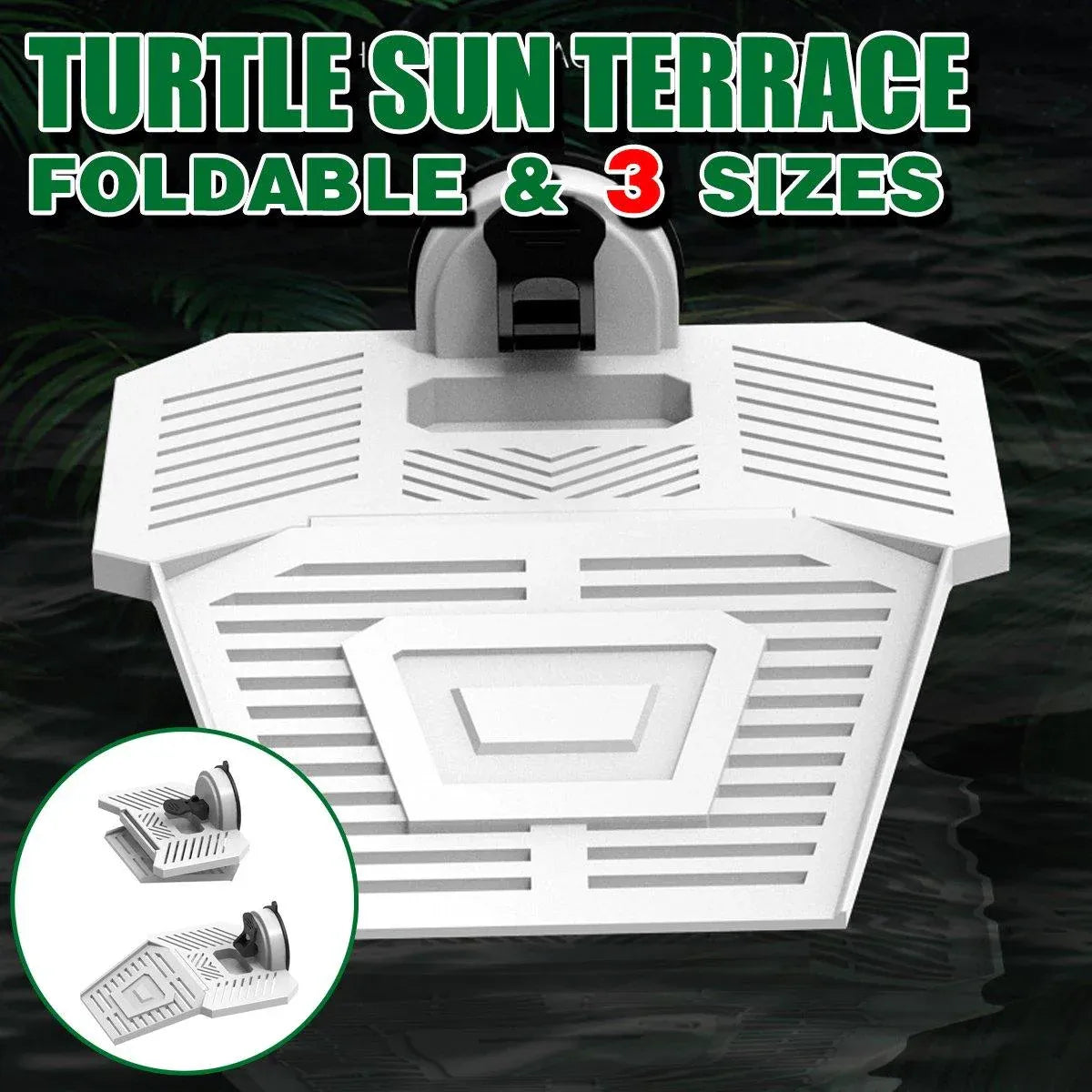 Turtle Basking Platform Fish Tank Climbing Ramp Aquascape Ladder Ramp for Pets - M