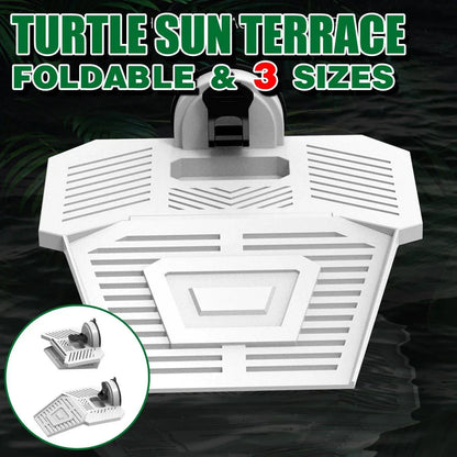 Turtle Basking Platform Fish Tank Climbing Ramp Aquascape Ladder Ramp for Pets - M
