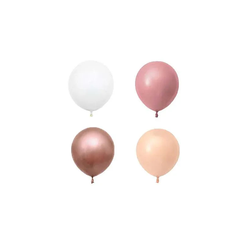 Retro Pink Balloon Arch Kit Set Garland for Birthday Wedding Party Decoration - 144PCS