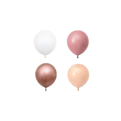 Retro Pink Balloon Arch Kit Set Garland for Birthday Wedding Party Decoration - 144PCS