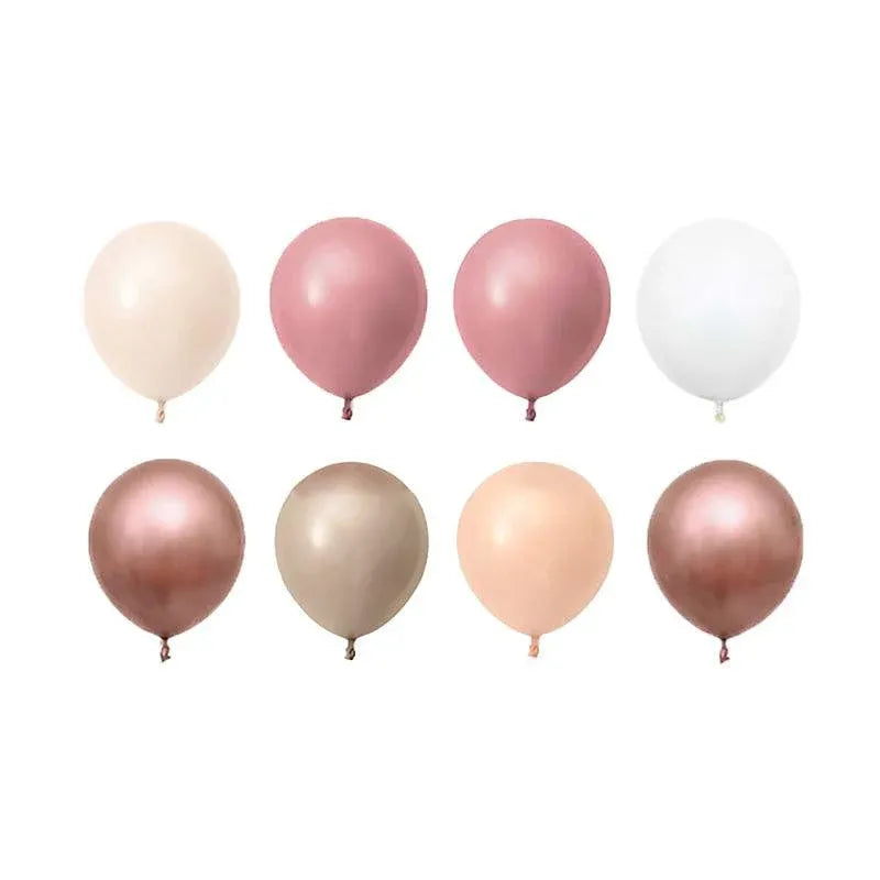 Retro Pink Balloon Arch Kit Set Garland for Birthday Wedding Party Decoration - 144PCS