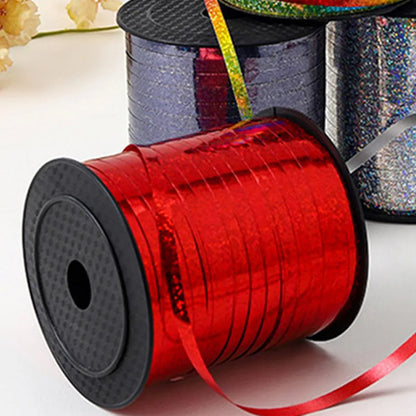 5mm Balloon Ribbon Curling Party String Gift Wrap Decoration Birthday Wedding - Laser-Purple