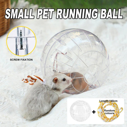Hamster Running Ball Wheel Exercise Roller Toy Supplies Outside Cage Activity