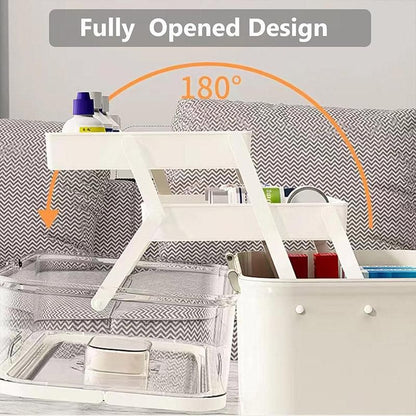 Large Capacity 3 Layer Medicine Box Family Medical Storage Case First Aid Supply