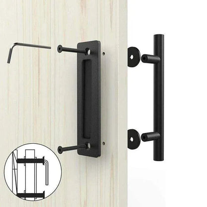 12inch Barn Door Handle Sliding Flush Pull Wood Door Gate Hardware Stainless Steel