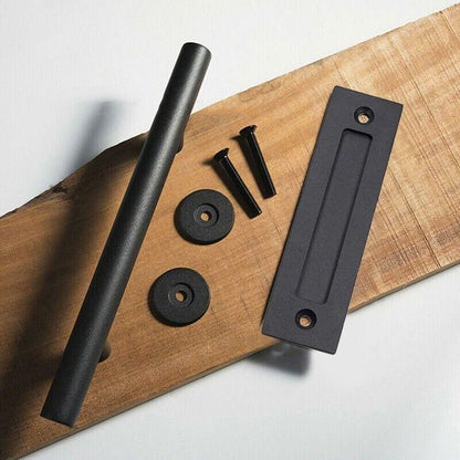 12inch Barn Door Handle Sliding Flush Pull Wood Door Gate Hardware Stainless Steel
