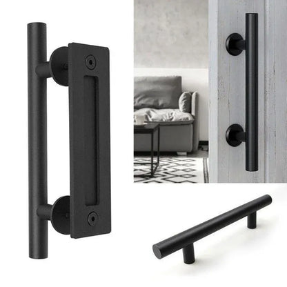 12inch Barn Door Handle Sliding Flush Pull Wood Door Gate Hardware Stainless Steel