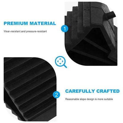 4Pcs Heavy  Wheel Chock Tough Chocks Stops Car Trailer Boat Caravan Au Stock