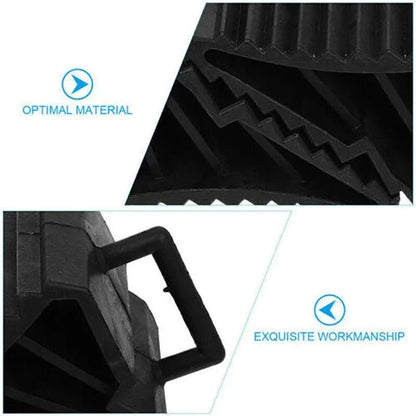 4Pcs Heavy  Wheel Chock Tough Chocks Stops Car Trailer Boat Caravan Au Stock