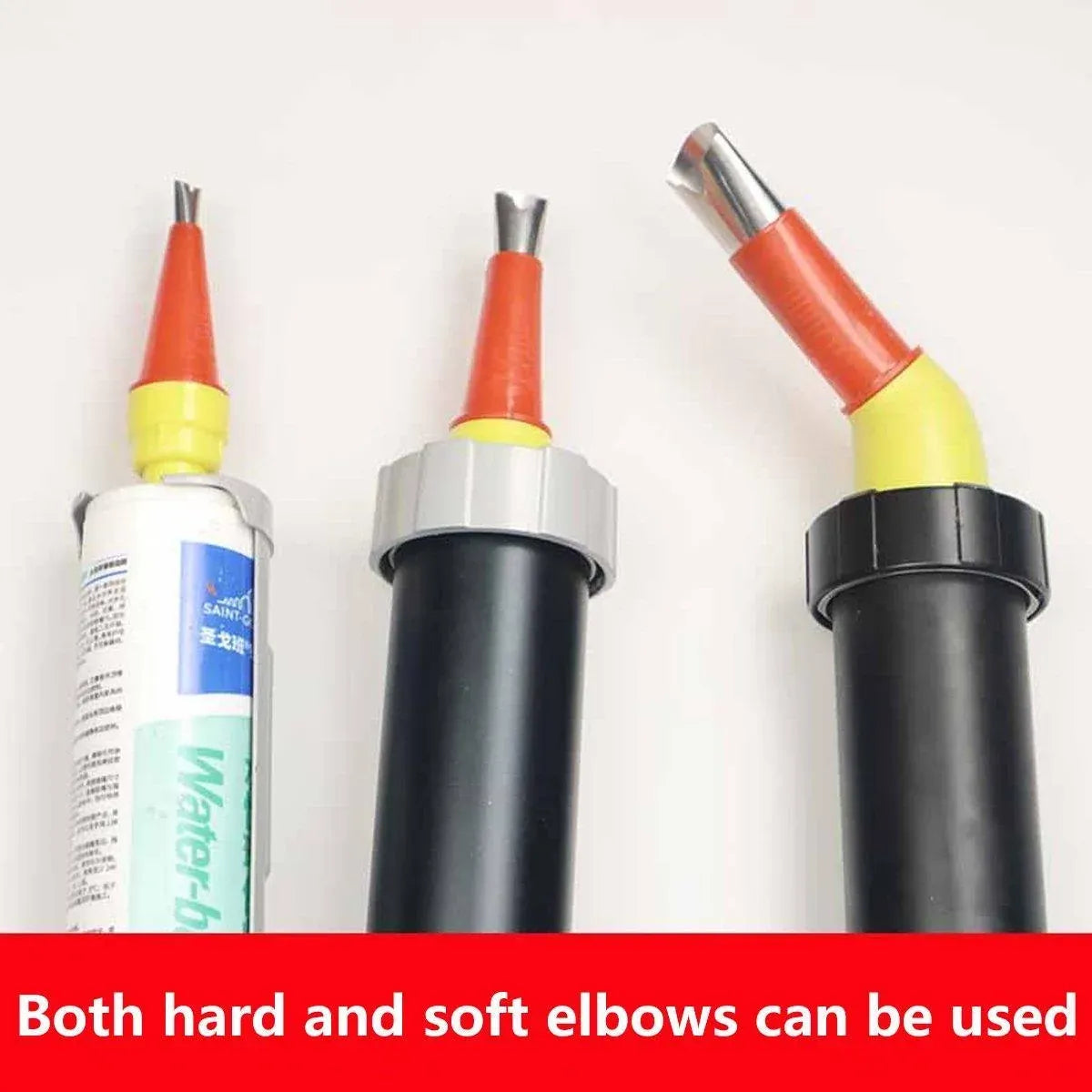 23pcs V Type Stainless Steel Rubber Nozzle Anti Air Drum Glue Nozzle Tool Kit