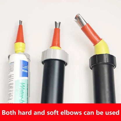 23pcs V Type Stainless Steel Rubber Nozzle Anti Air Drum Glue Nozzle Tool Kit