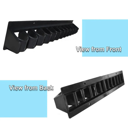 Long Whip Tool Storage Rack Horse Gear and Whip Rack Wall Mount Organizer