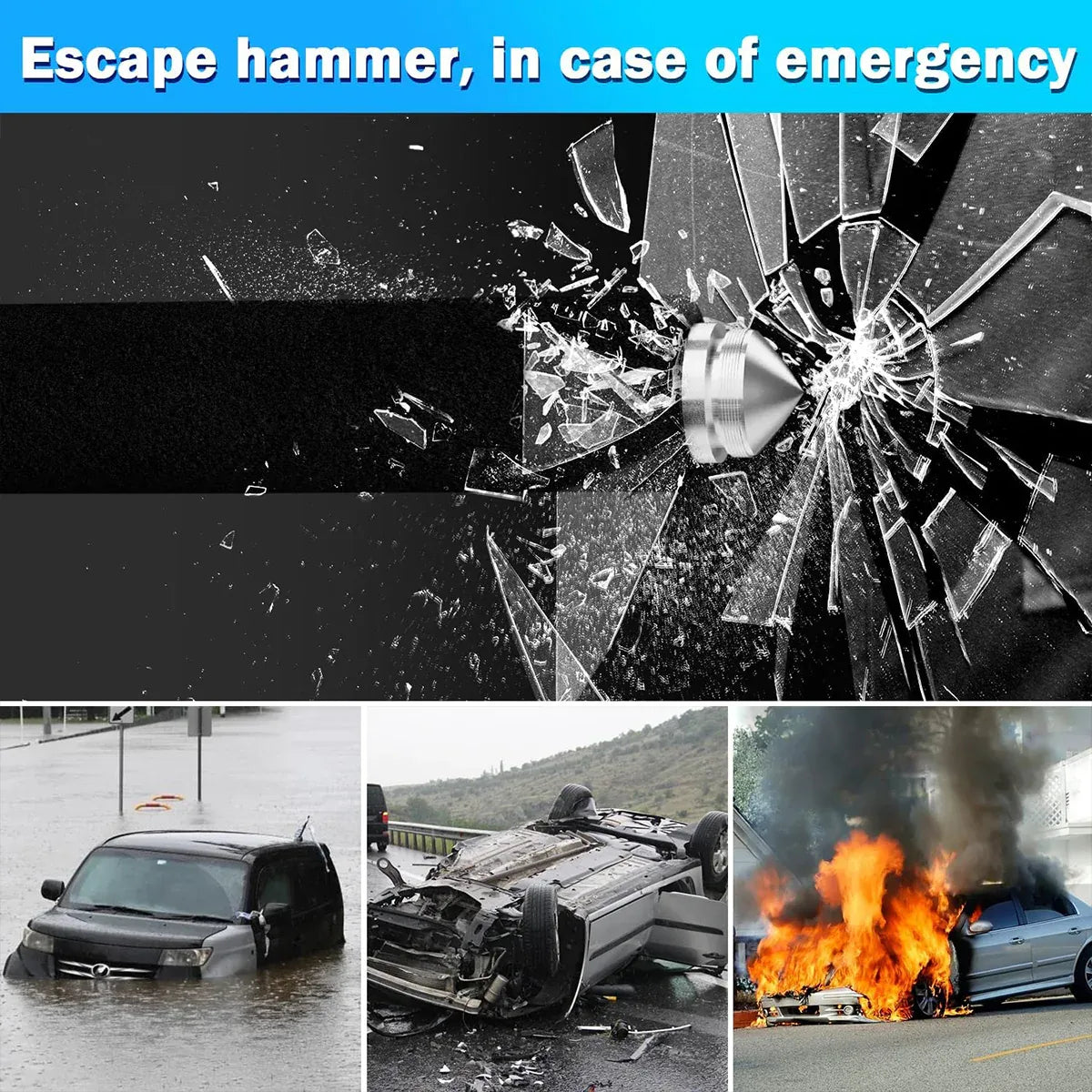 Multi Functional Car Anti Theft Steering Wheel Lock Security Bar for Vehicle Use