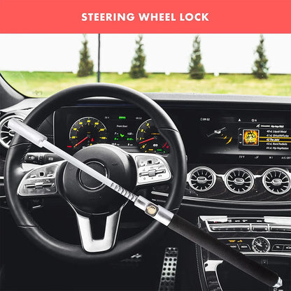 Multi Functional Car Anti Theft Steering Wheel Lock Security Bar for Vehicle Use