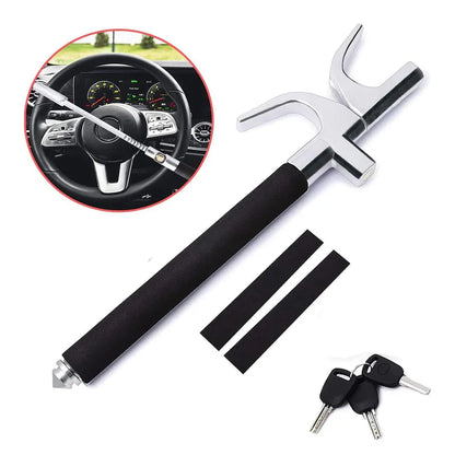 Multi Functional Car Anti Theft Steering Wheel Lock Security Bar for Vehicle Use
