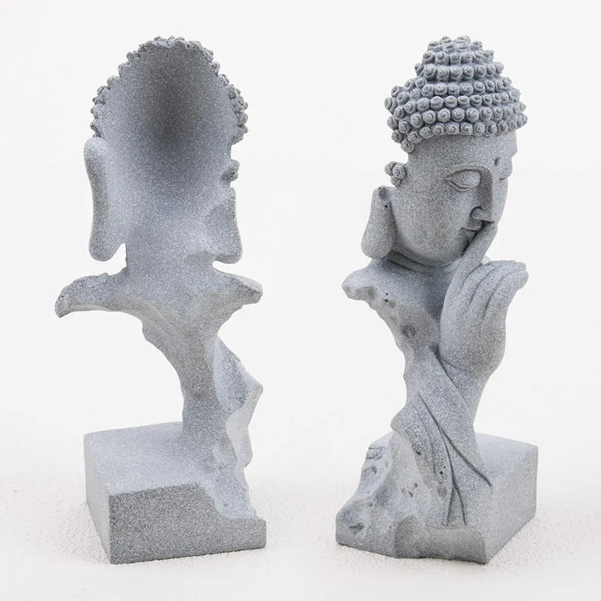 Chinese Garden Buddha Ornament Fish Tank Decoration Resin Statue Landscaping