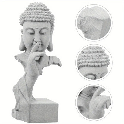 Chinese Garden Buddha Ornament Fish Tank Decoration Resin Statue Landscaping