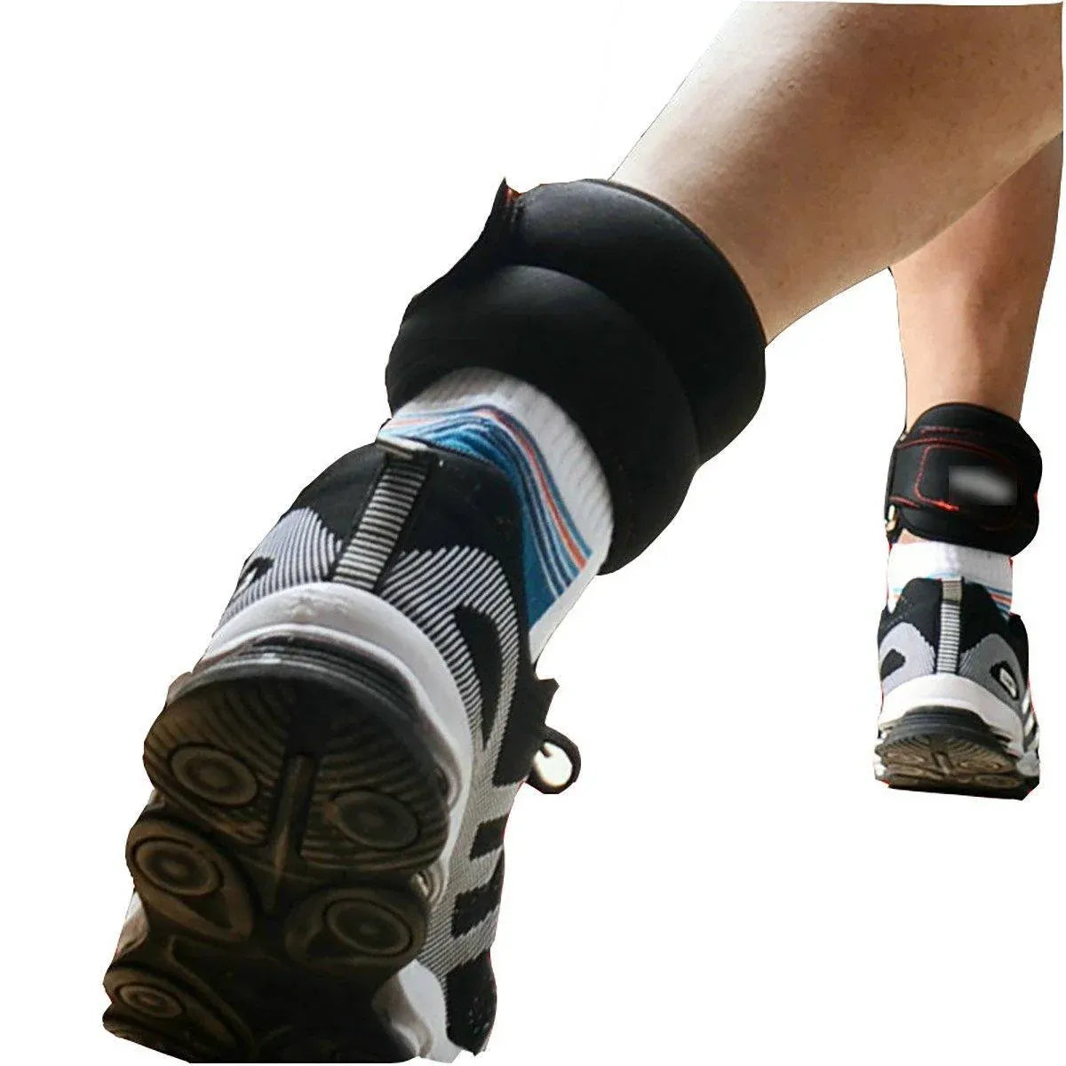 Adjustable Sandbag Gaiter Weight Training Gear for Running and Sports Fitness - Pair of Sandbags (2 x 3kg)