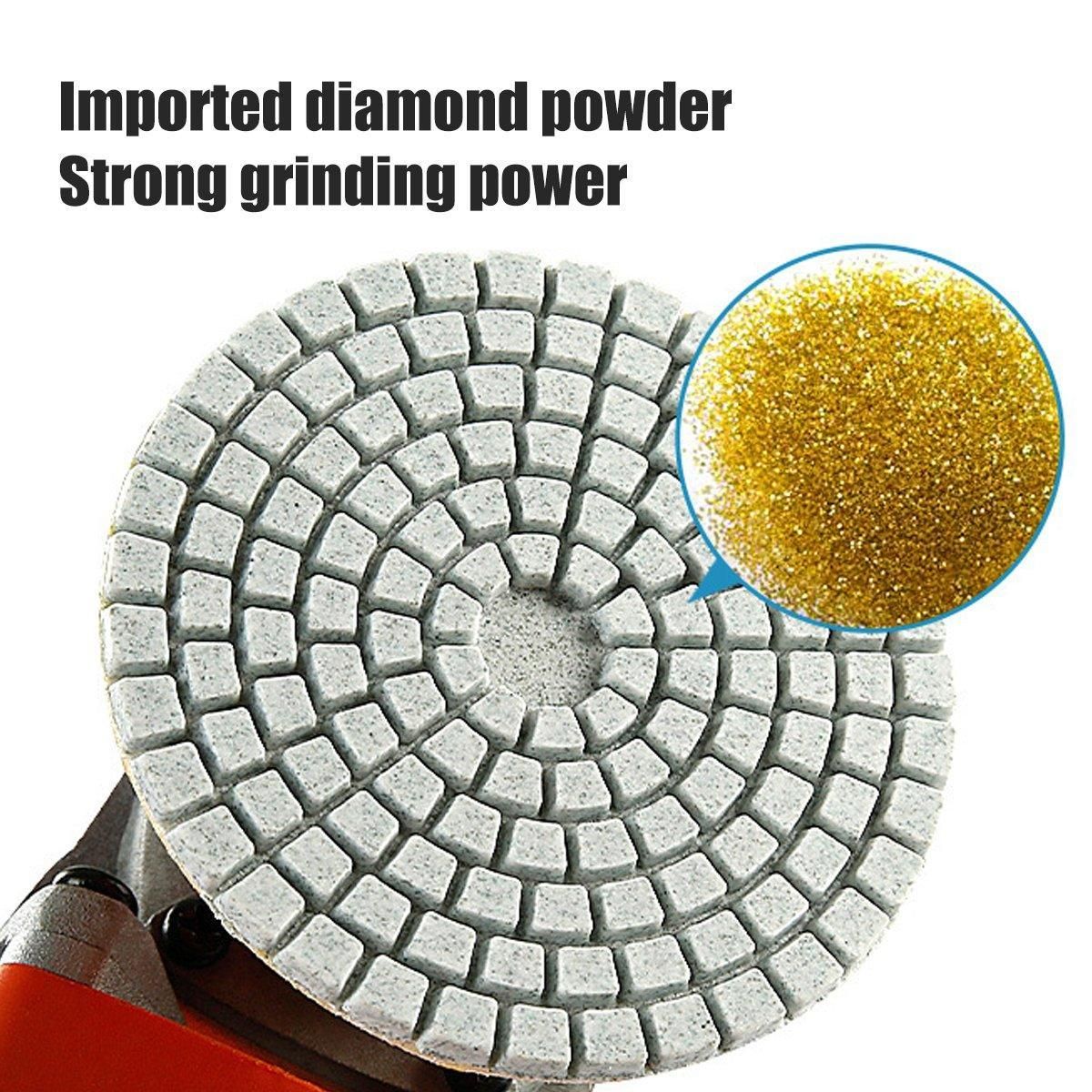 10PCS 3 Inch Diamond Polishing Pads for Trimming Grinding Marble Granite Stone