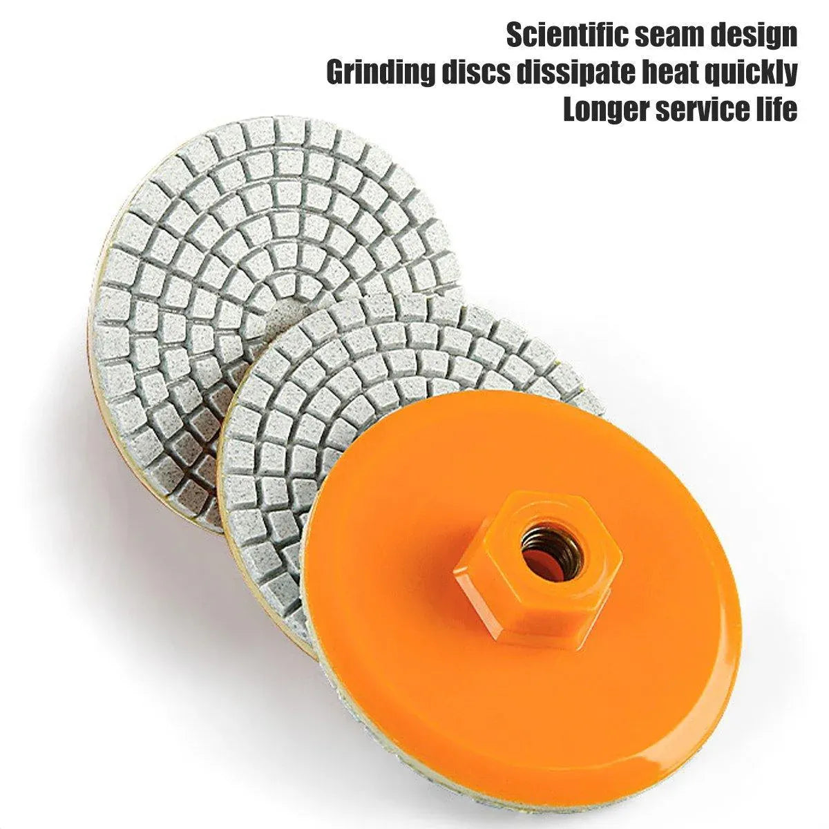 10PCS 3 Inch Diamond Polishing Pads for Trimming Grinding Marble Granite Stone
