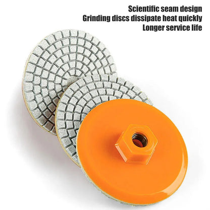 10PCS 3 Inch Diamond Polishing Pads for Trimming Grinding Marble Granite Stone