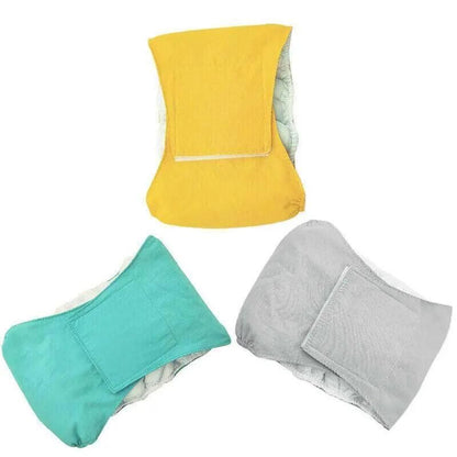 XL Male Dog Puppy Nappy Diaper Belly Wrap Band Sanitary Pants Underpants - Green
