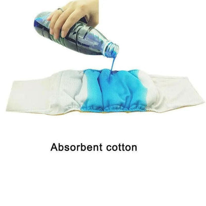 XL Male Dog Puppy Nappy Diaper Belly Wrap Band Sanitary Pants Underpants - Yellow