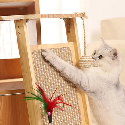 Cat Scratch Board Upright Claw Grinding Post Corner Scratching Column For Indoor
