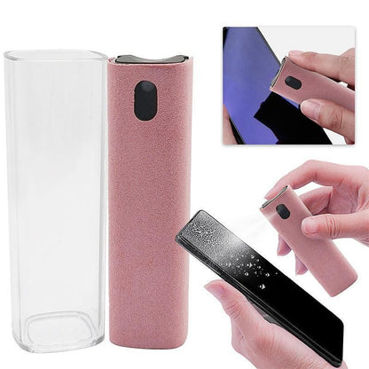 Phone Screen Cleaner Spray Fragrance Computer Screen Dust Removal Tool - Pink-with shell