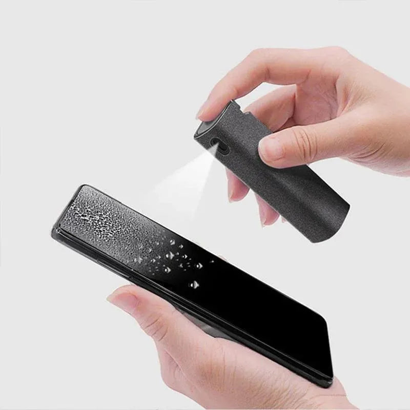 Phone Screen Cleaner Spray Fragrance Computer Screen Dust Removal Tool - Pink-with shell