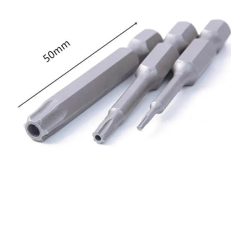 12PCS Torx Screwdriver Bit Set Hex Shank S2 Steel Drill Insert