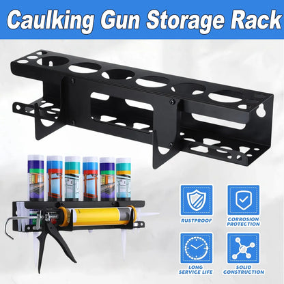 Sealant Loading Tool Holder Durable Space-Saving Storage Rack for Caulk Tubes
