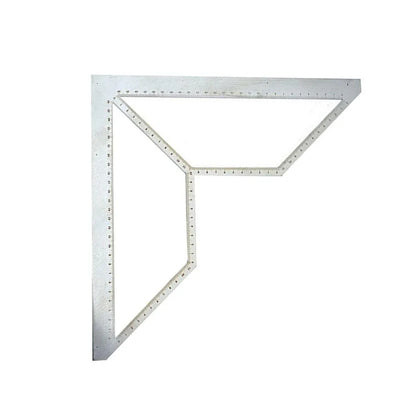 Industrial Floor Drain Positioning Ruler Multi-pattern Measuring Tool Accessory - 30x30cm