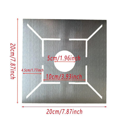Industrial Floor Drain Positioning Ruler Multi-pattern Measuring Tool Accessory - 30x30cm