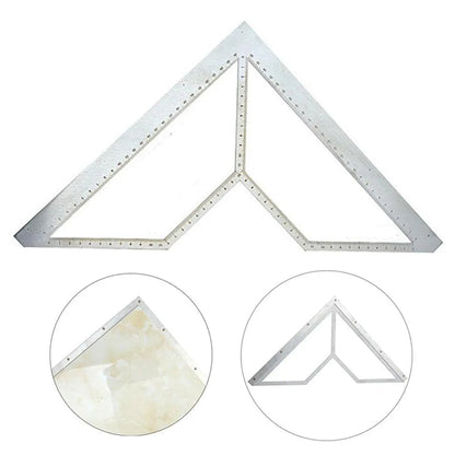 Industrial Floor Drain Positioning Ruler Multi-pattern Measuring Tool Accessory - 30x30cm