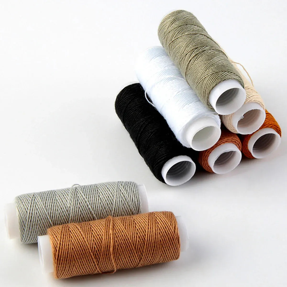 Hand Sewing Kit Canvas Leather Craft 31 or 37PCS Big Eye Needles Cotton Thread - 31PCS