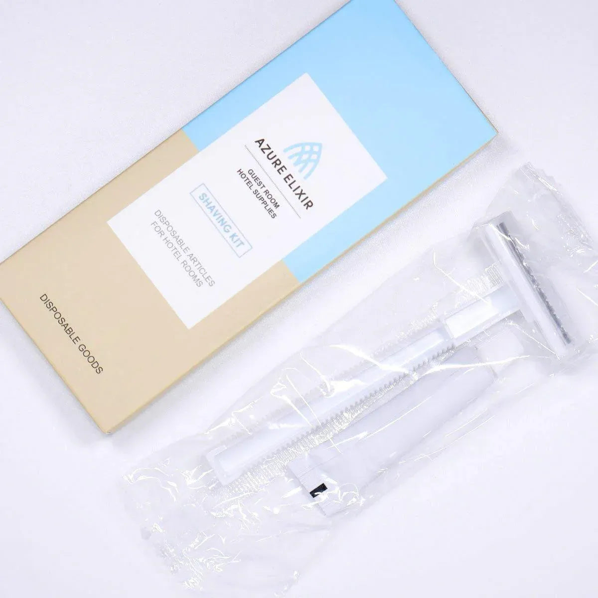 50pcs Hotel Razor and Shaving Cream Set for Guesthouse Bathroom Travel Use - Large