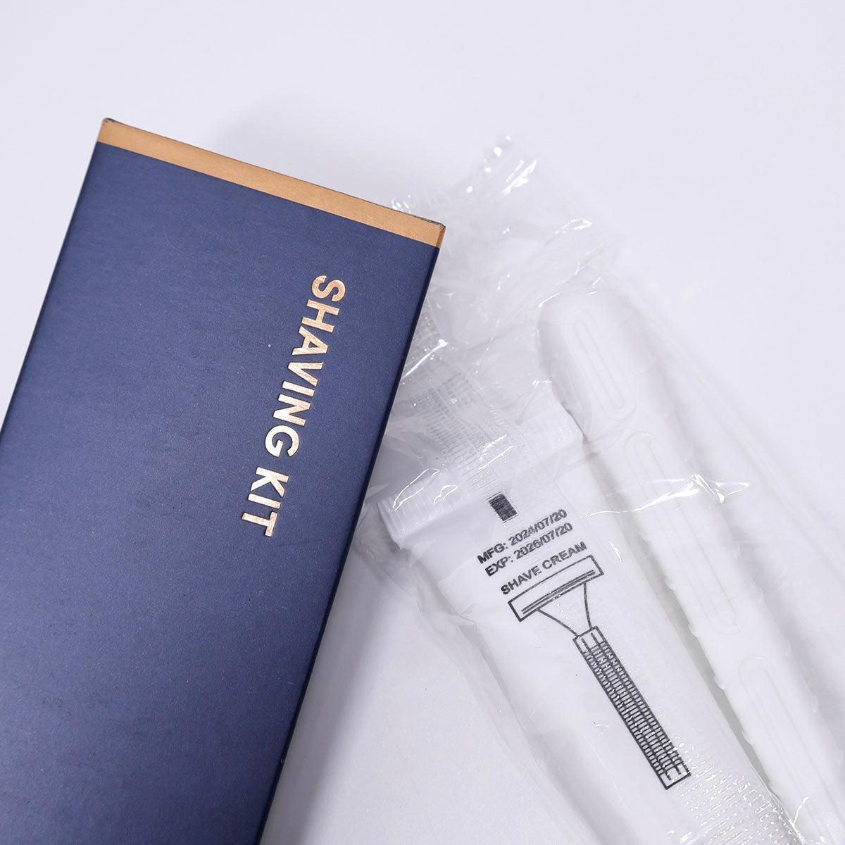 50pcs Hotel Razor and Shaving Cream Set for Guesthouse Bathroom Travel Use - Small